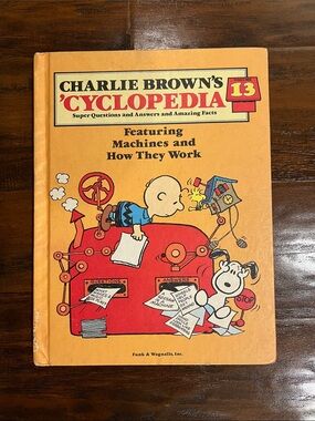 5/$10 Kids Book | Charlie Brown's 'Cyclopedia Volume 13' Vintage 1981 Ed.